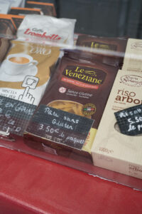 glutenfreie Nudeln, Wochenmarkt, Paris