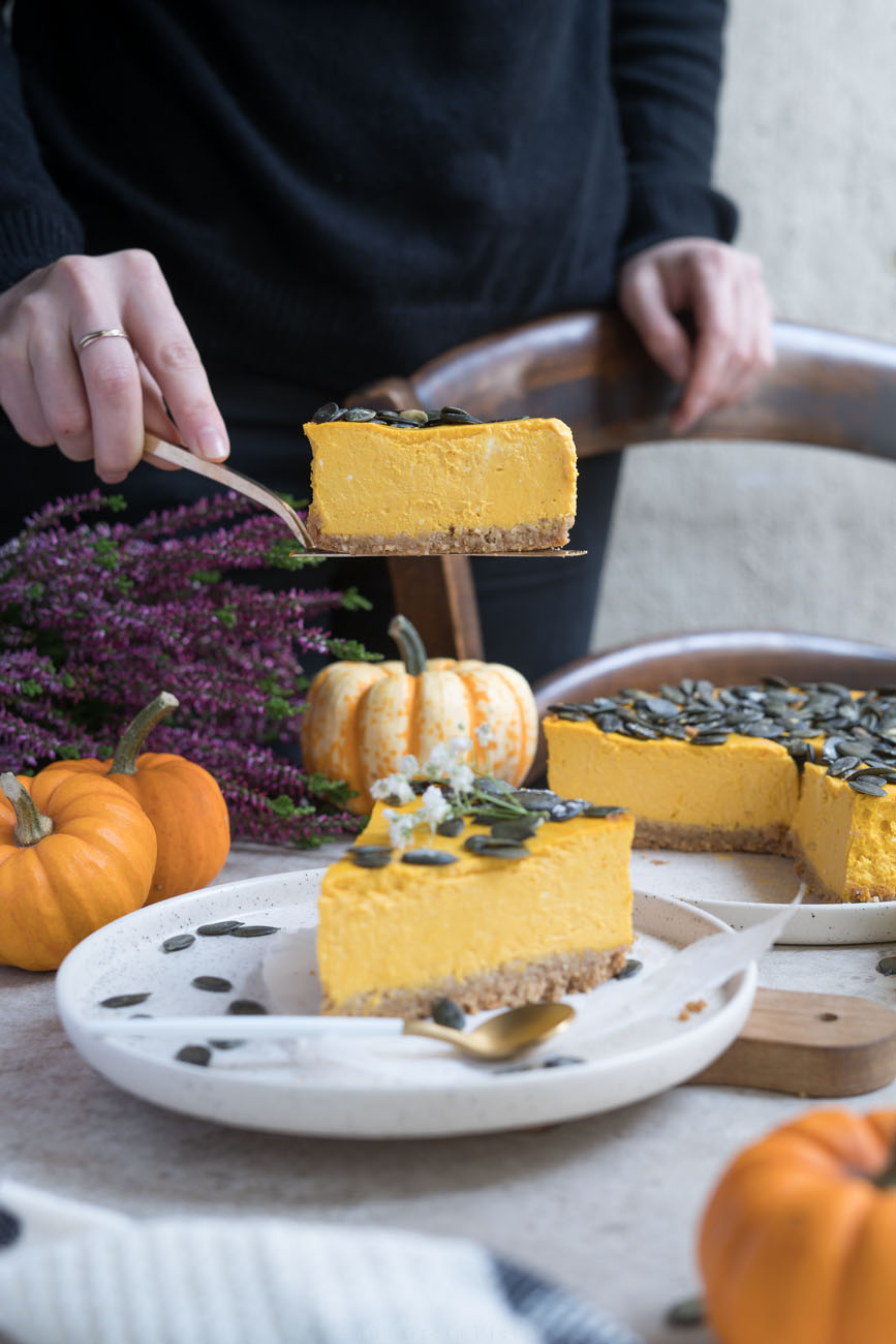 Perfekt für den Herbst: Kürbis-Cheesecake