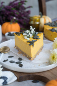 Kürbis-Cheesecake ohne Gluten