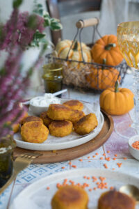 vegane Frikadellen aus Linsen und Hokkaido, glutenfrei