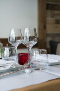 eingedeckter Tisch, Tasca glutenfree, Paris