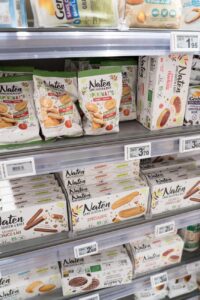 glutenfreie Auswahl, Franprix Supermarkt, Paris