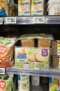 glutenfreies Brot, Franprix Supermarkt, Paris