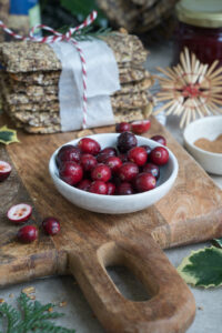 Cranberries in Schälchen