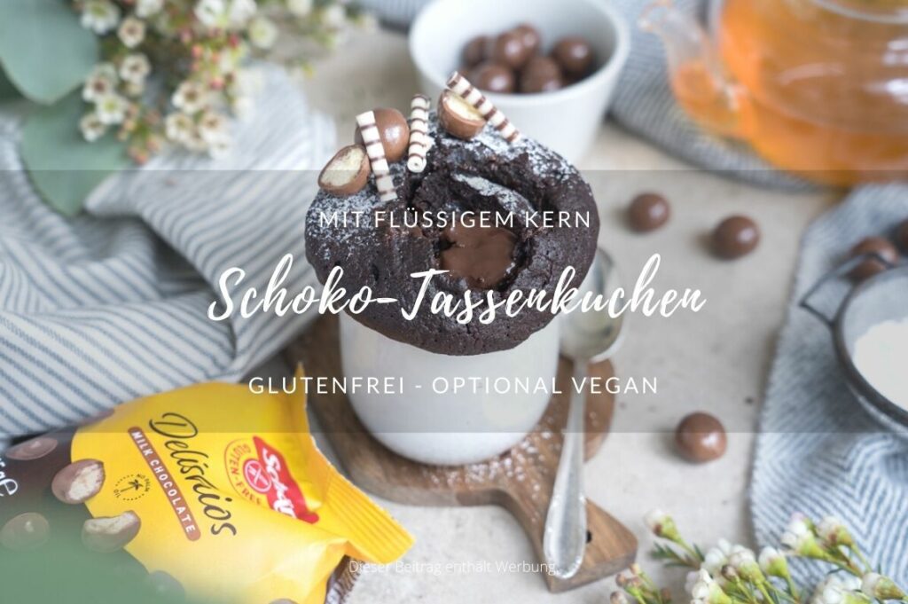 Tassenkuchen mit Schokolade Rezept: glutenfreier Tassenkuchen