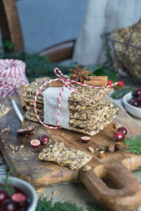 glutenfreies Zimt-Knäckebrot