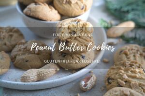 Rezept: Peanut Butter Cookies, glutenfrei