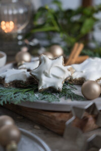 Zimtsterne ohne Nüsse und Mandeln