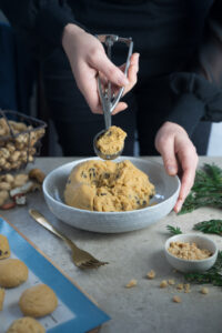 Zubereitung von Peanut Butter Cookies