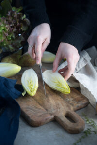 Zubereitung von Chicorée