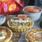 Kleine Quiches mit Lachsfüllung