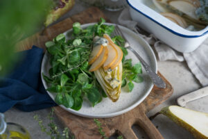 überbackener Chicorée