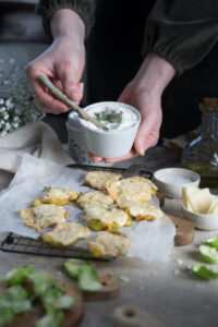 Rosenkohltaler mit Aioli