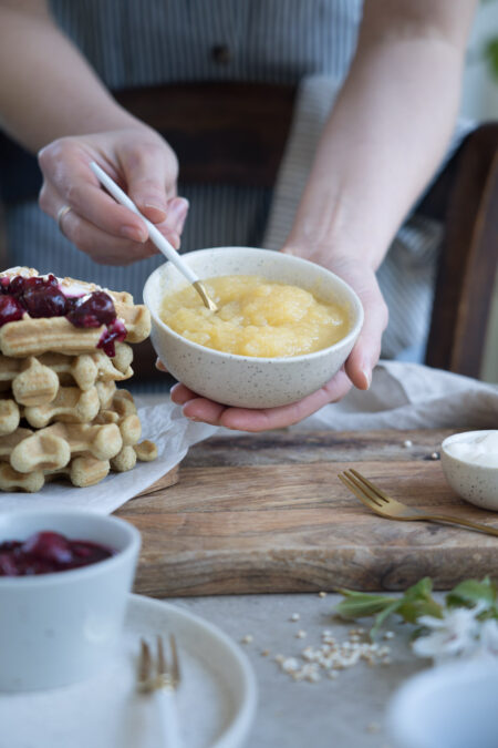 vegane Waffeln I glutenfrei - www.glutenfreiumdiewelt.de