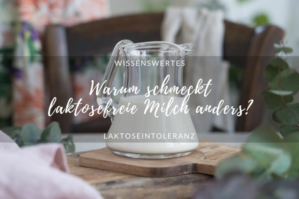 Geschmack laktosefreie Milch