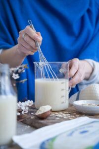 Das Haferpulver muss nur angerührt werden!