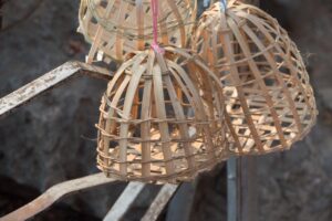 Vogelkäfige Mount Phousi, Luang Prabang, Laos