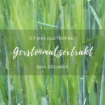 Ist Gerstenmalzextrakt glutenfrei?