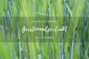 Ist Gerstenmalzextrakt glutenfrei?