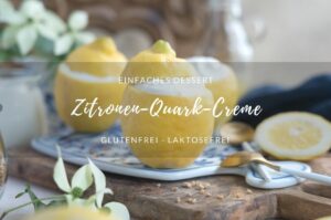 Zitronen-Quark-Dessert