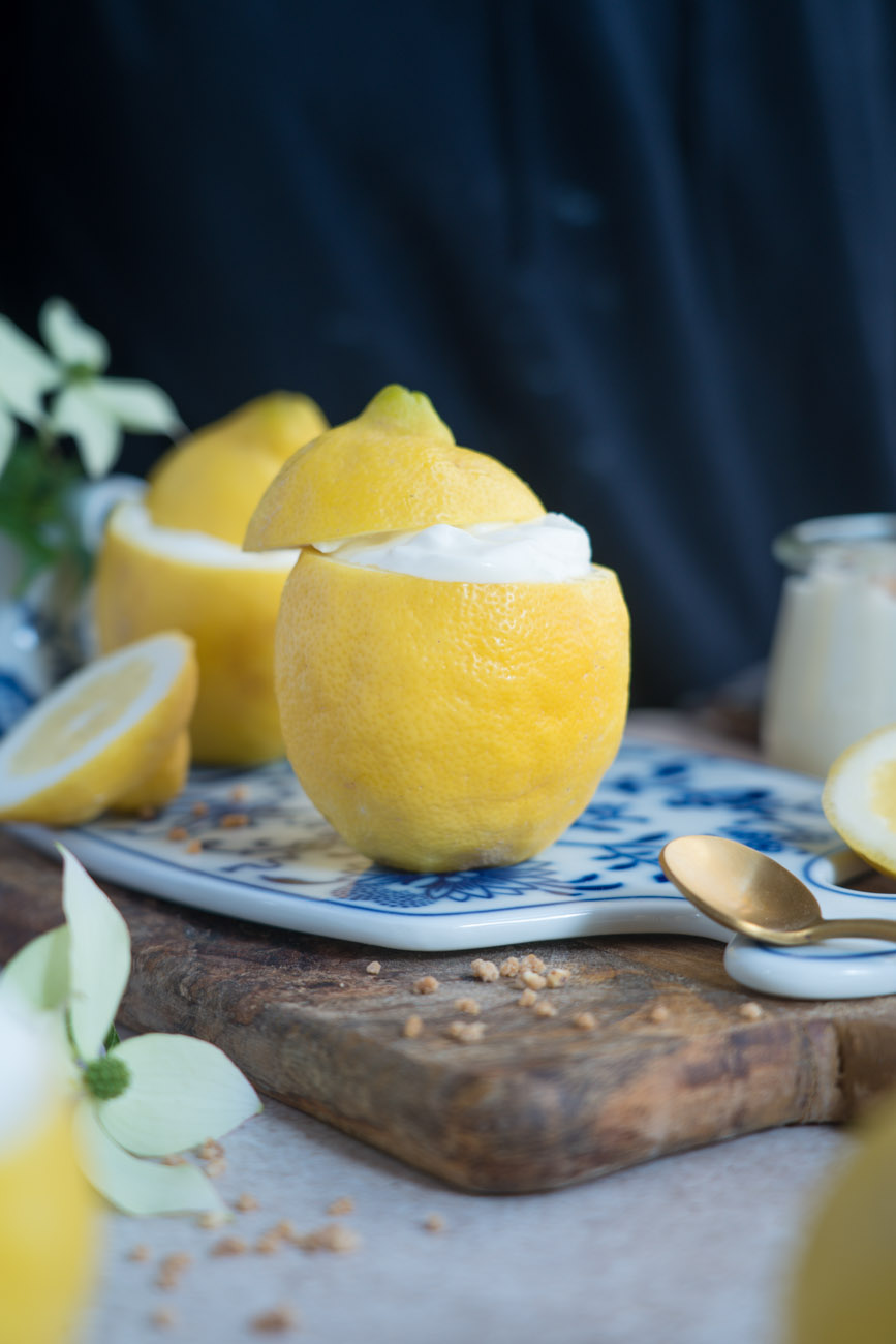 Dessert: sommerliche Zitronen-Quark-Creme