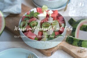 Wassermelone als Salat