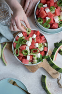 Wassermelonensalat mit Feta