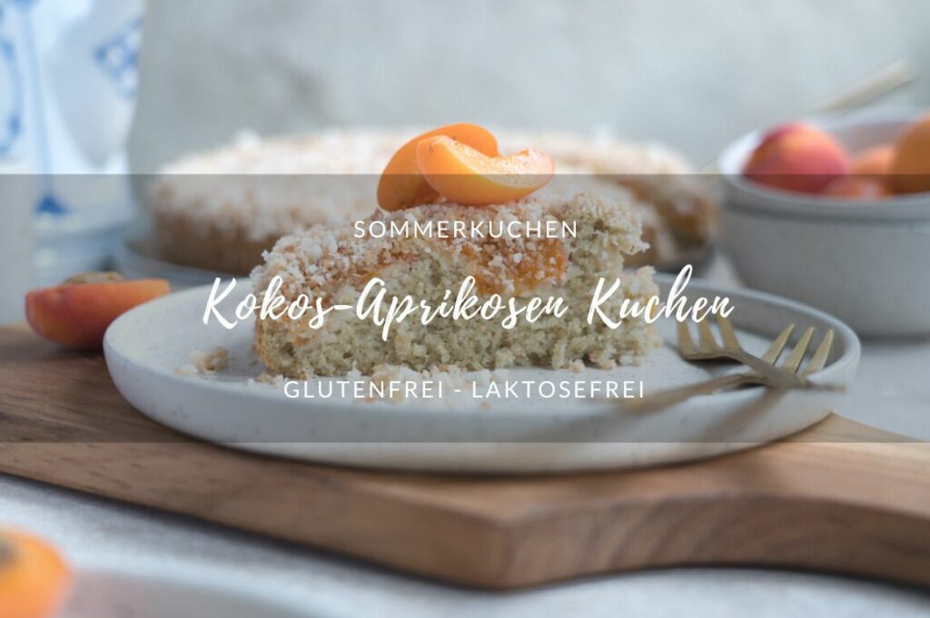 Kokoskuchen mit Aprikosen