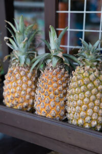 Ananas in Supermarkt, Pemuteran, Bali