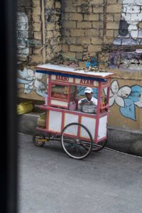 Stand mit Bakso Ayam, Bali