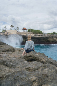 Blick auf Devil's Tear, Nusa Lembongan