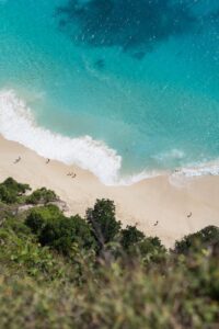 Blick von der Klippe, Kelingking Beach