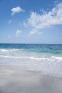 stralend türkisfarbenes Meer!