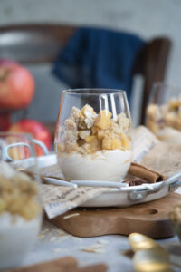 Schichtdessert mit Zimt