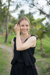 Portrait im Reisfeld, Bali