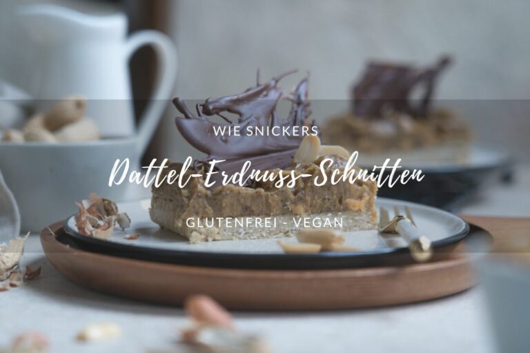 Dattel-Erdnuss-Schnitten I vegan I www.glutenfreiumdiewelt.de