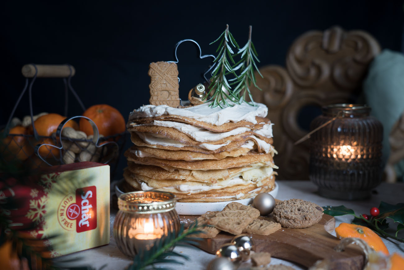 Rezept: Winterliche Pancake-Torte