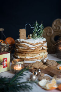 winterliche Crêpes-Torte