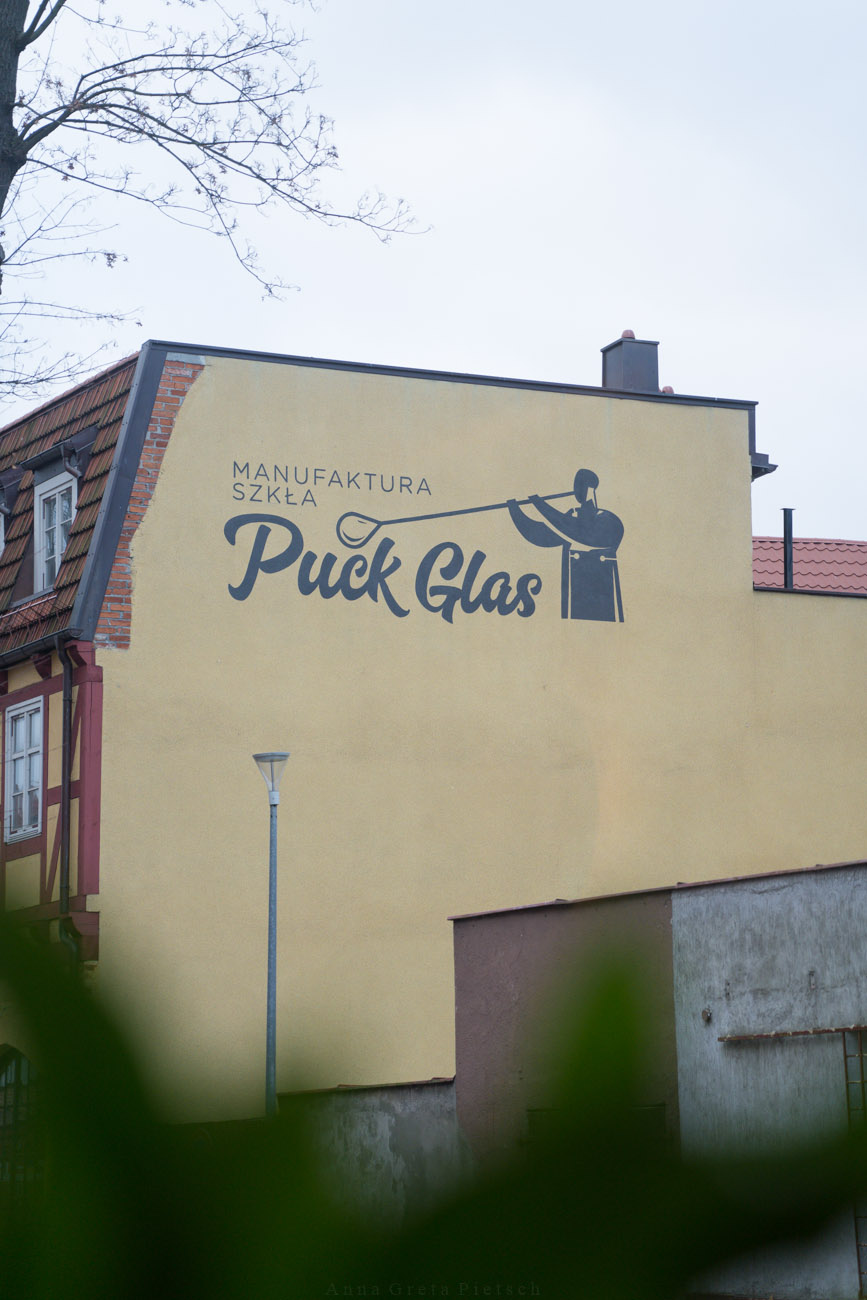 Häuserfassade Puck, Polen