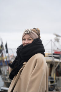 Portrait am Hafen Puck, Polen