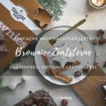 Brownie-Zimtsterne, glutenfrei