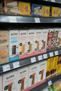 glutenfreie Cookies im Spar-Supermarkt