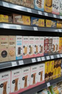 glutenfreie Kekse im Spar-Supermarkt