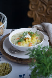 polnische Gurkensuppe