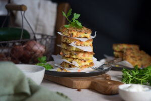 Rezept für einfache Gemüsepuffer