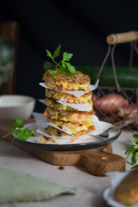 einfache Gemüsepuffer