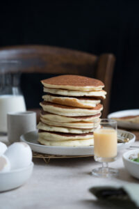 glutenfreie Pancakes mit Eierlikör