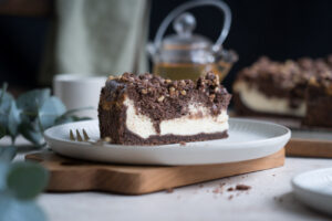 Rezept: Käsekuchen mit Kakao