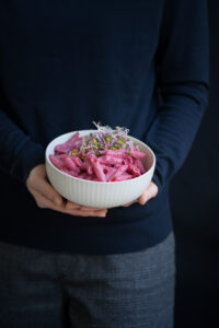 Pink Pasta - Soße mit Rote Bete