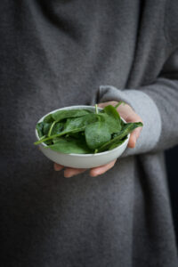 Spinat passt super zu den Muffins